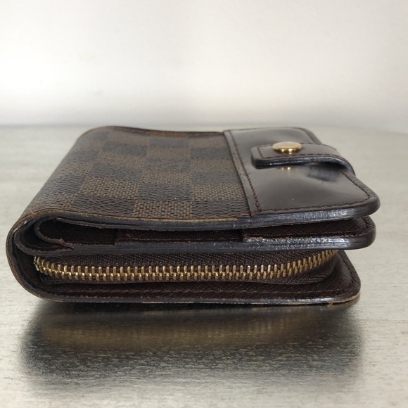 ❌SOLD❌ Louis Vuitton Damier Ebene Zip Compact Bifold Wallet - Picture 4 of 11